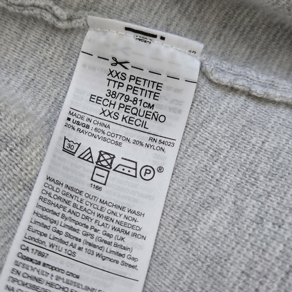 XXSP Banana Republic Gray Sweater Blazer with Pockets - Picture 4 of 4